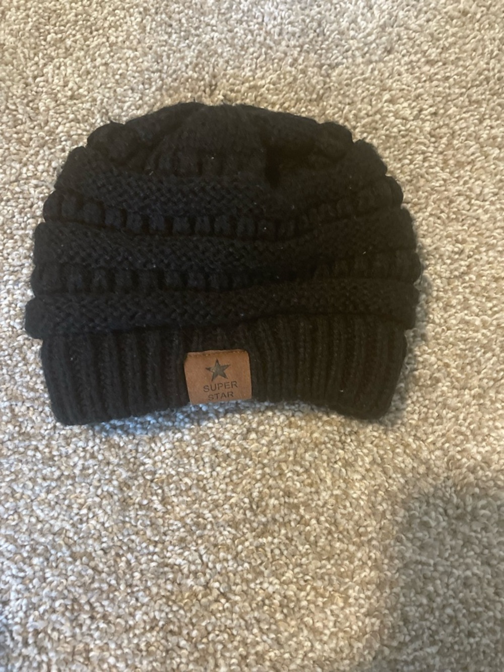 ‼️Mix and Match 3 items for $5‼️ 
Baby Onesize Black Knit Beanie